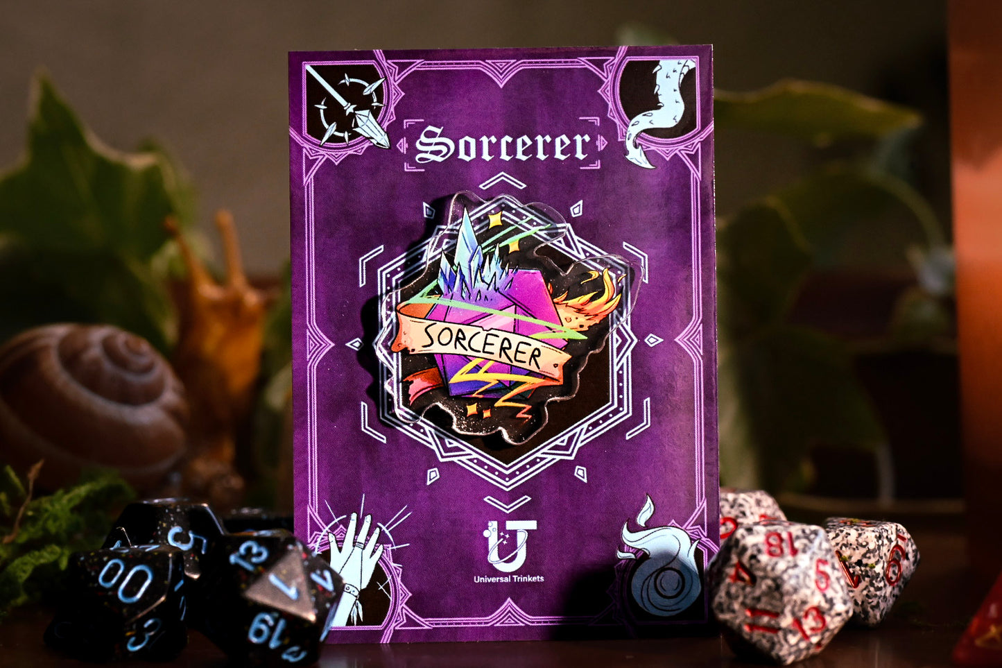 Sorcerer Acrylic Pin