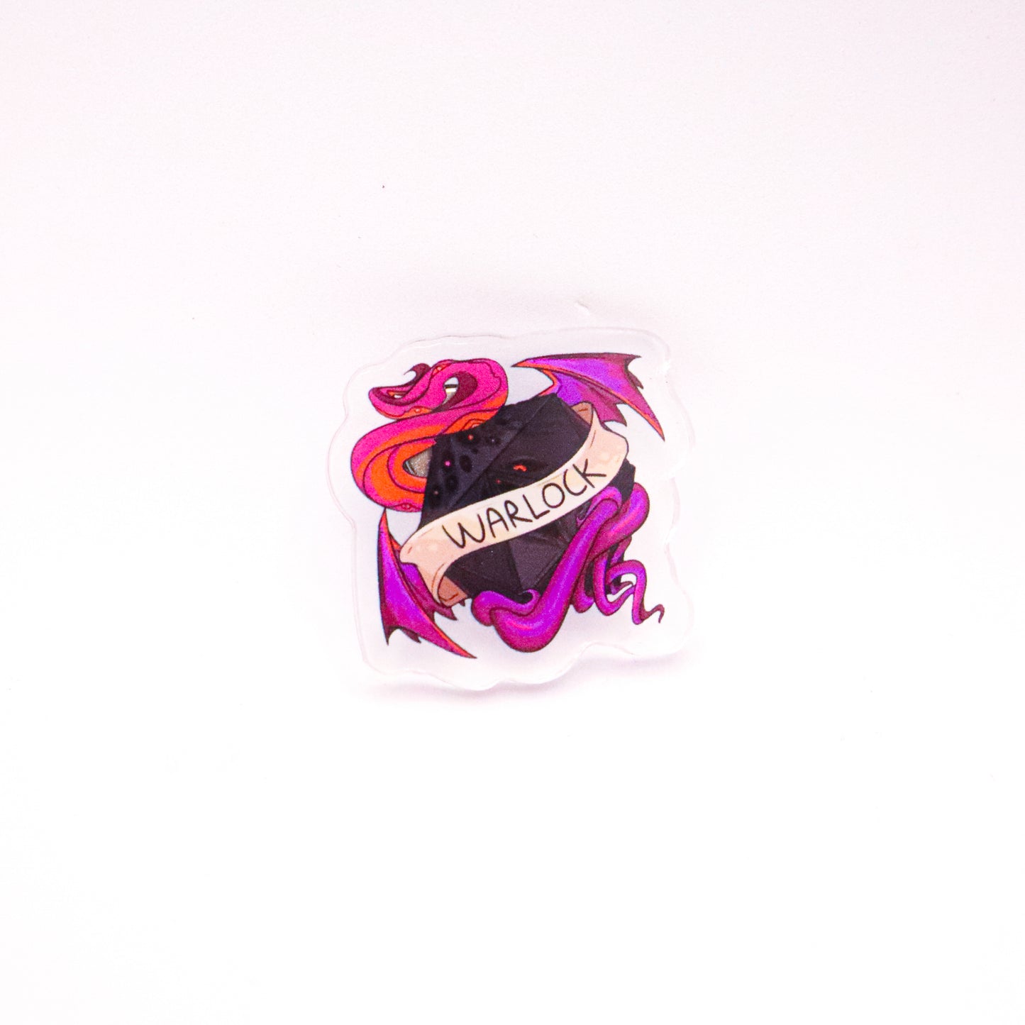 Warlock Acrylic Pin