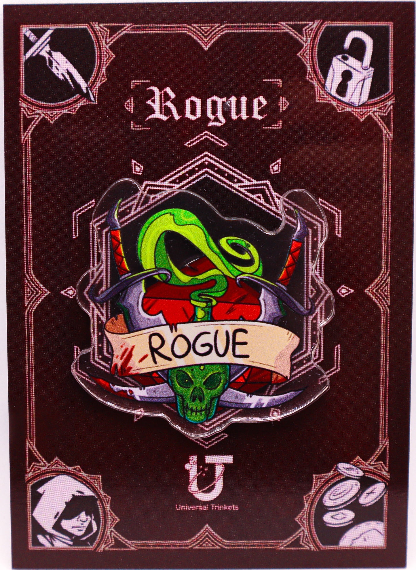 Rouge Acrylic Pin