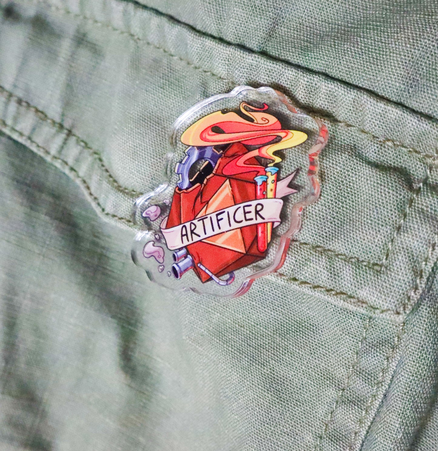 Artificer Acrylic Pin
