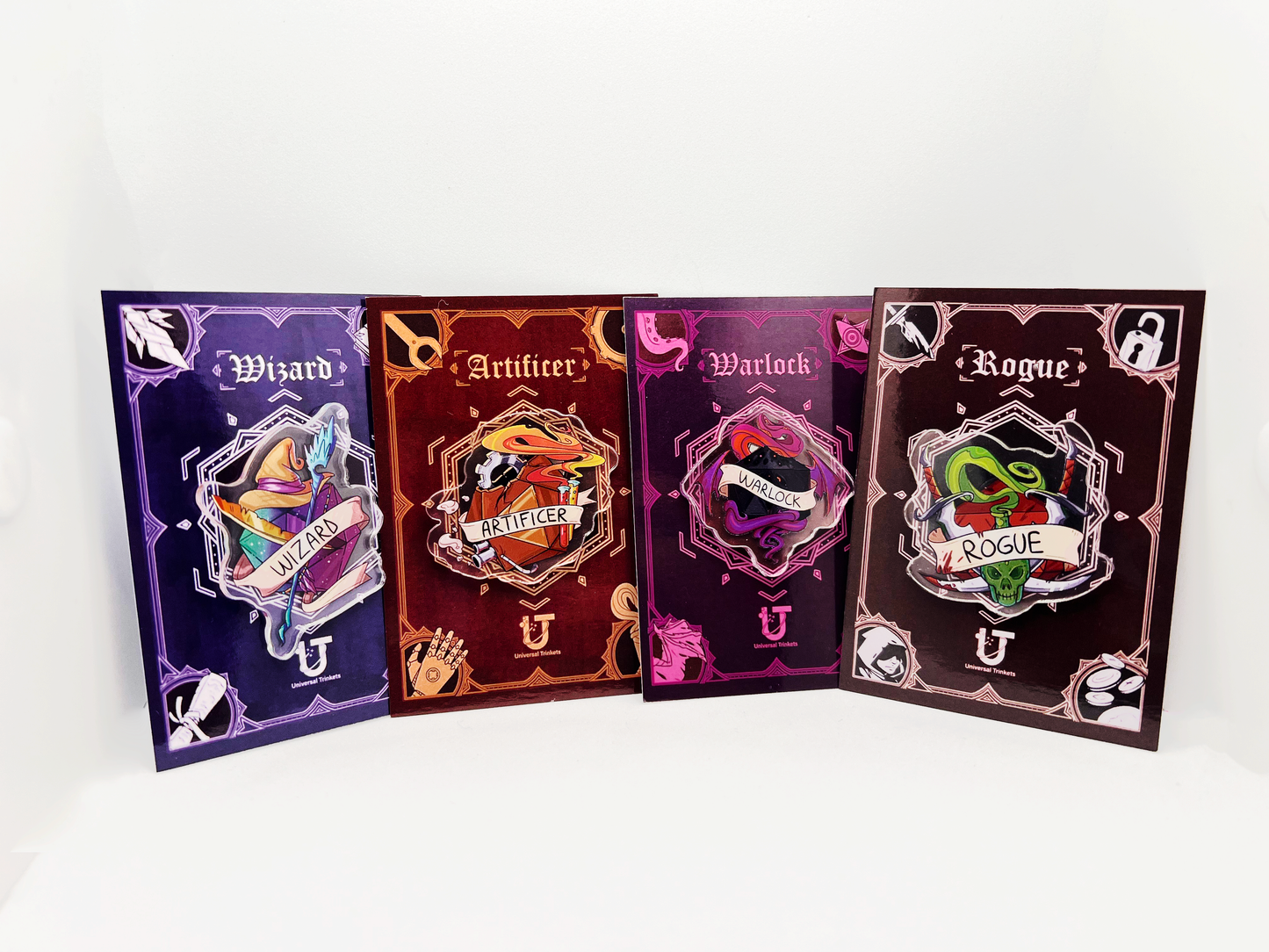 Adventuring Class Acrylic Pin Collection