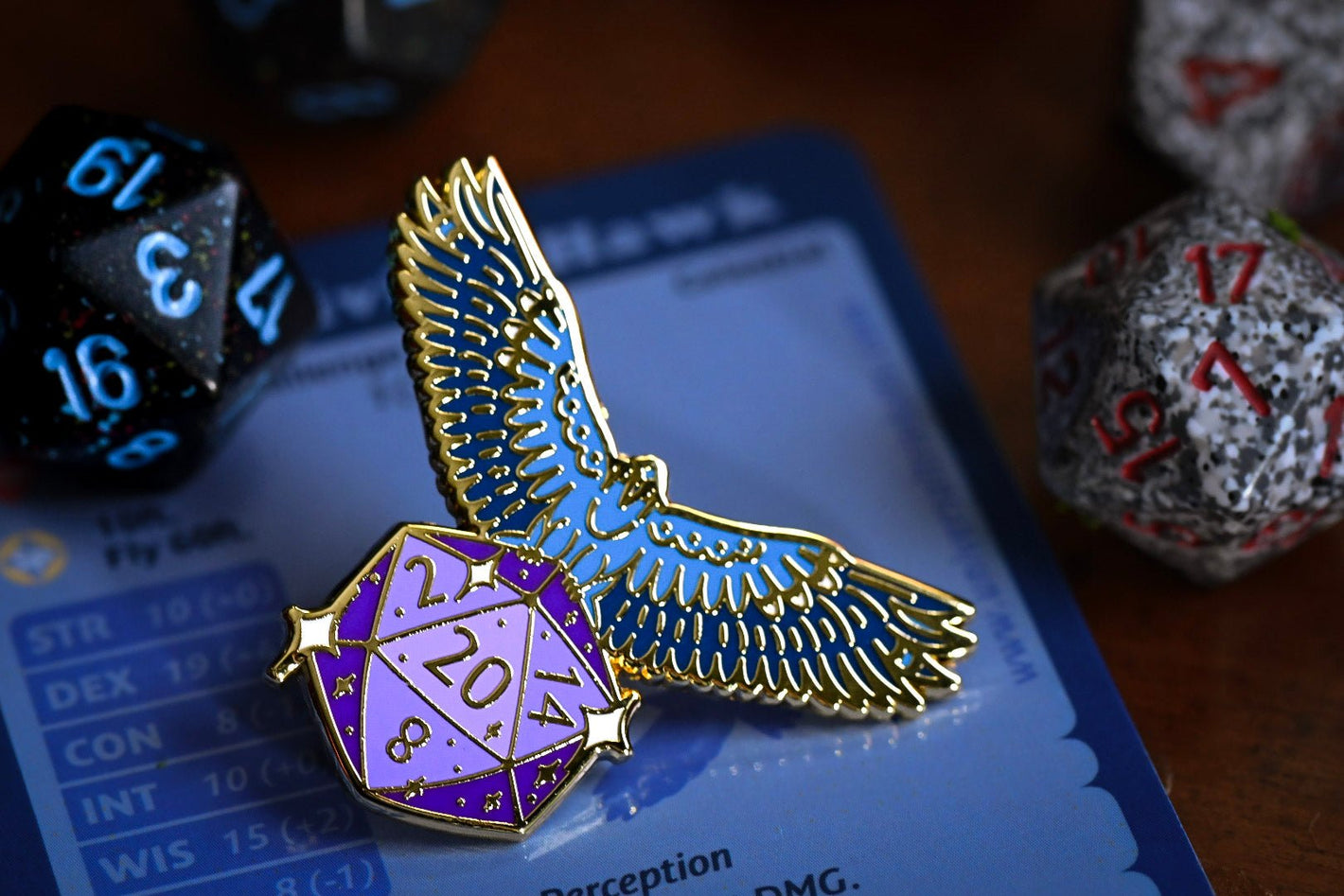 Fantasy Hawk Enamel Pin - UniversalTrinkets - Enamel Pin