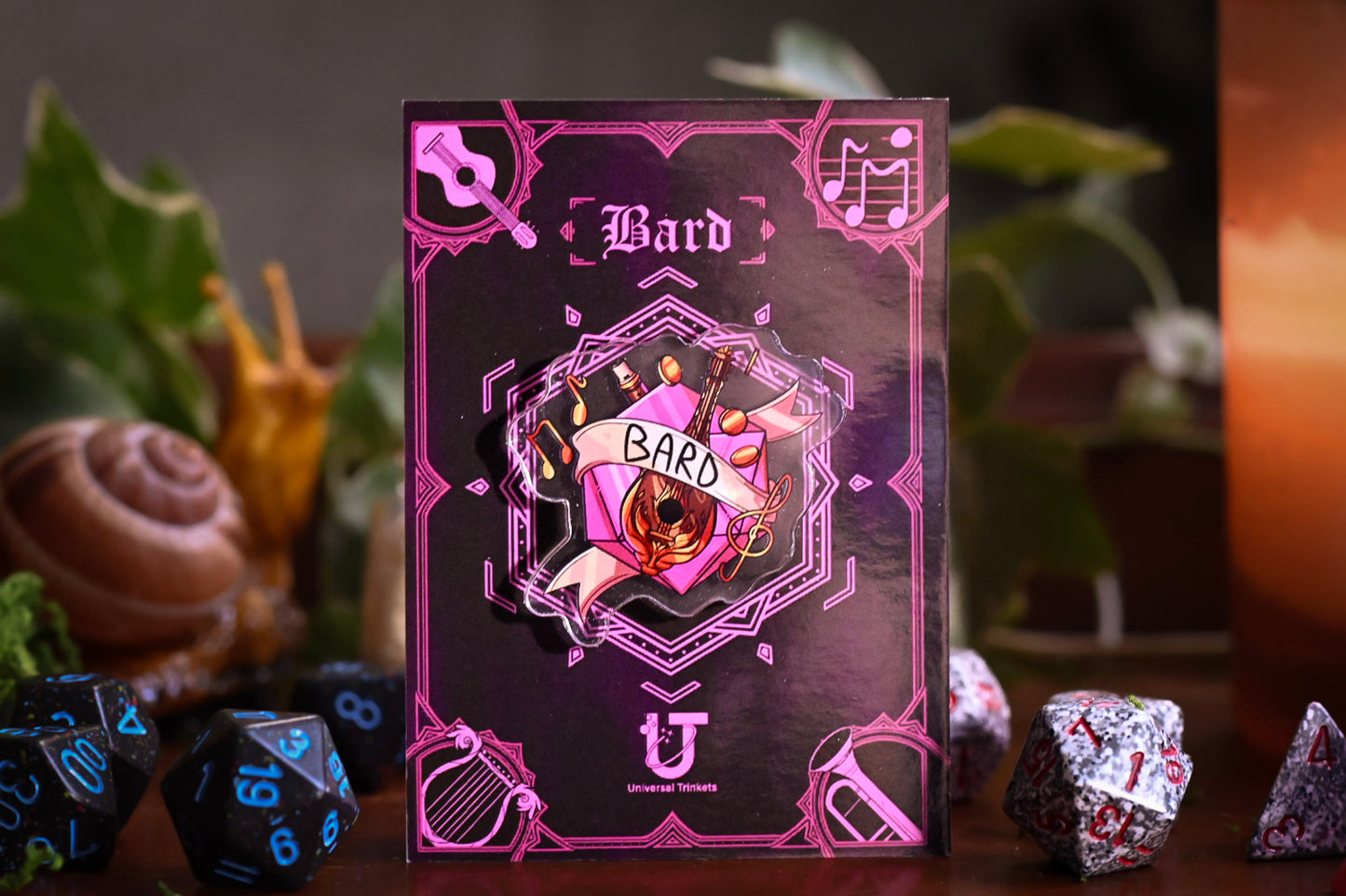 Bard Acrylic Pin