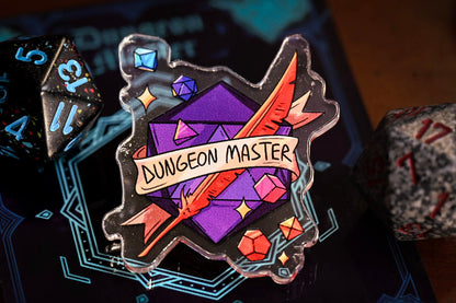 DnD Class Pin - Acrylic | 14 Classes | Perfect Gift for Party Members | Dungeon Master Gift | Fantasy RPG Roles - UniversalTrinkets - Acrylic