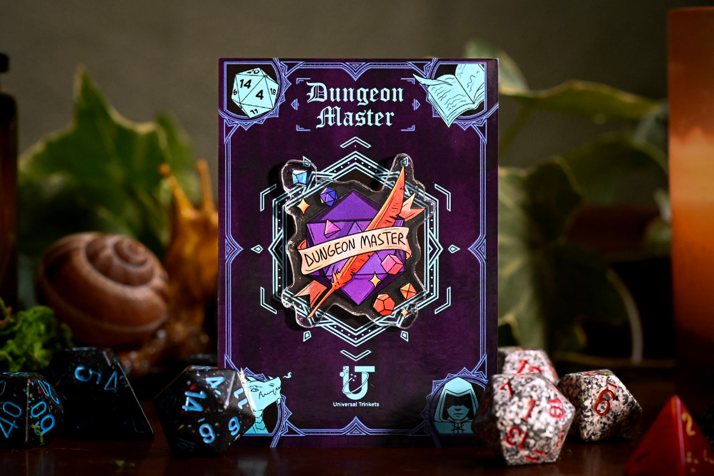 Dungeon Master Acrylic Pin