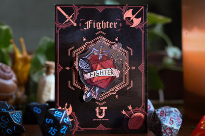 Fighter Acrylic Pin