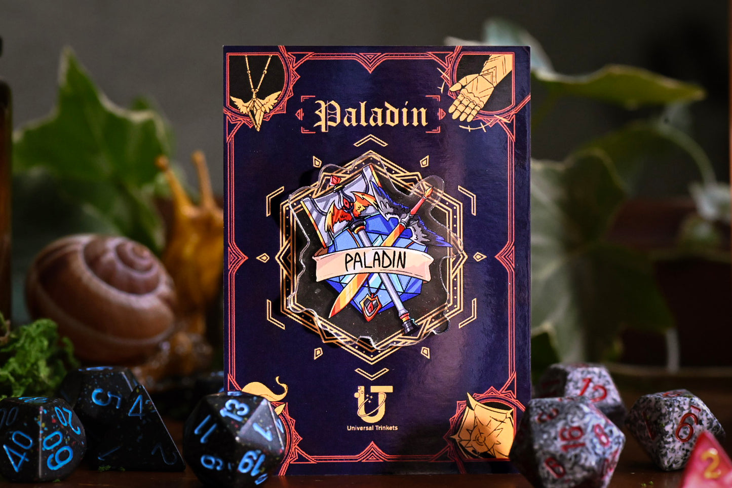 Paladin Acrylic Pin