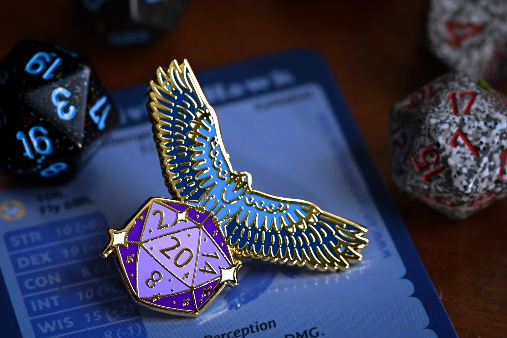 Fantasy Hawk Enamel Pin - UniversalTrinkets - Enamel Pin