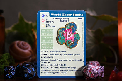 Fantasy Snake Enamel Pin