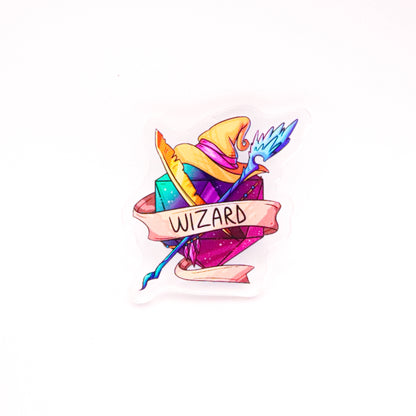 Wizard Acrylic Pin